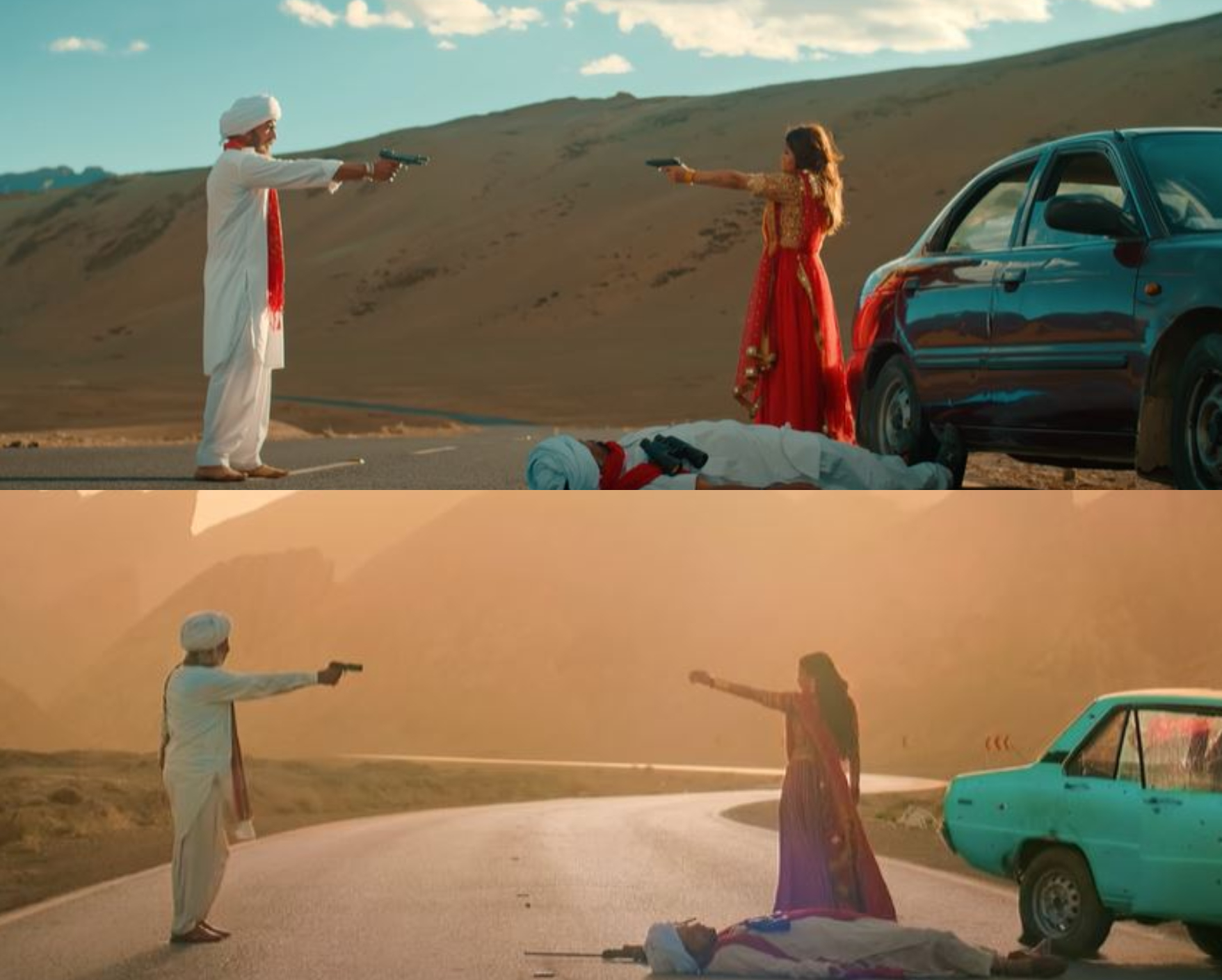 india copies music video