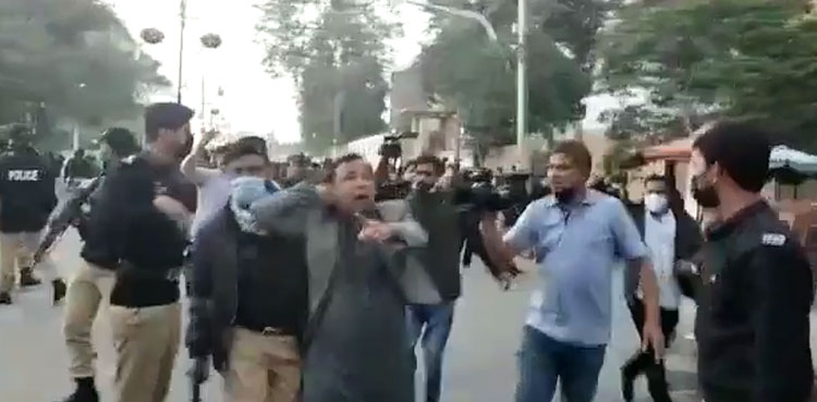 Saeed Ghani, police action, MQM-P, CM House